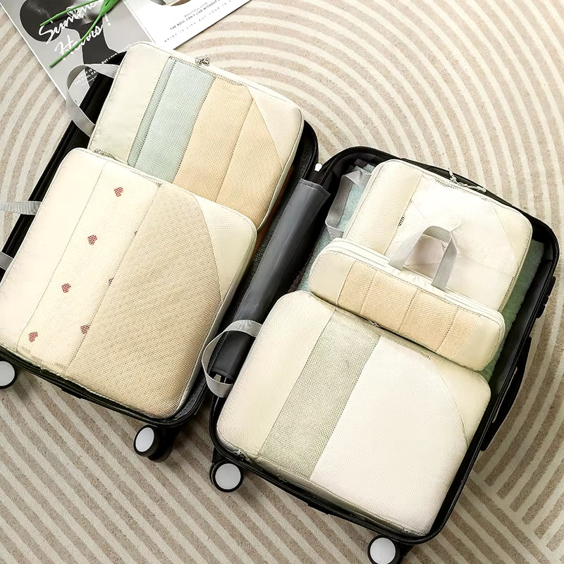 Compression Packing Cubes for Suitcases Travel Accessories Expandable Packing Organizers Lightweight Travel Organizer Cubes