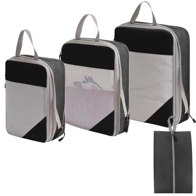 Compression Packing Cubes for Suitcases Travel Accessories Expandable Packing Organizers Lightweight Travel Organizer Cubes