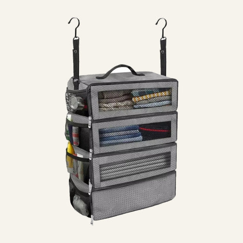 Hanging Suitcase Shelves