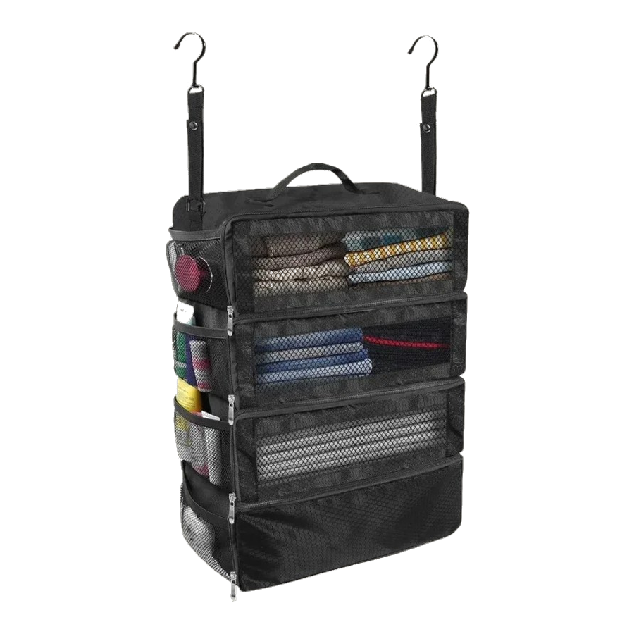 Hanging Suitcase Shelves